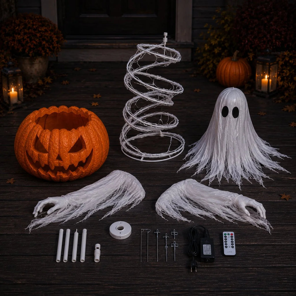 👻 Swirling Ghost Pumpkin  🎃