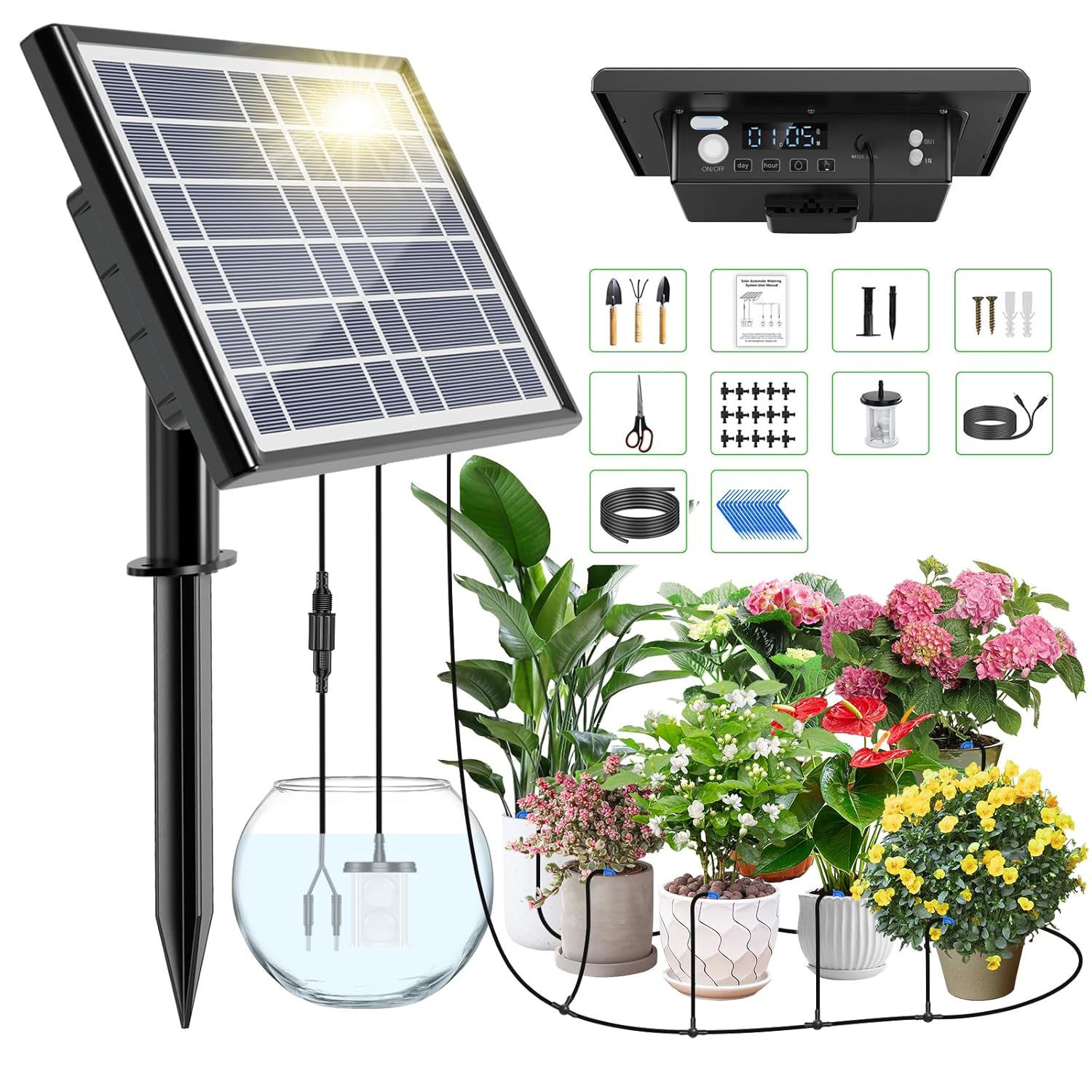 Solar Self Watering System | Automatic Garden Irrigation