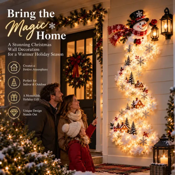 🎄✨ Christmas Magic Trail Wall Light - A Little Christmas Magic, Right on Your Wall