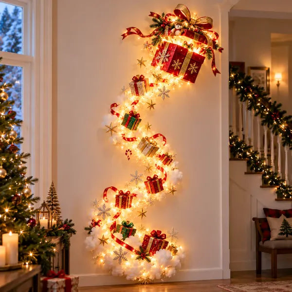 🎄✨ Christmas Magic Trail Wall Light - A Little Christmas Magic, Right on Your Wall