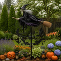 Halloween Flying Witch Garden Spinner – Outdoor Yard Decoration